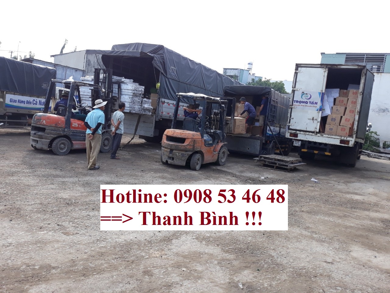 Chành xe vận tải Sài Gòn - Huế